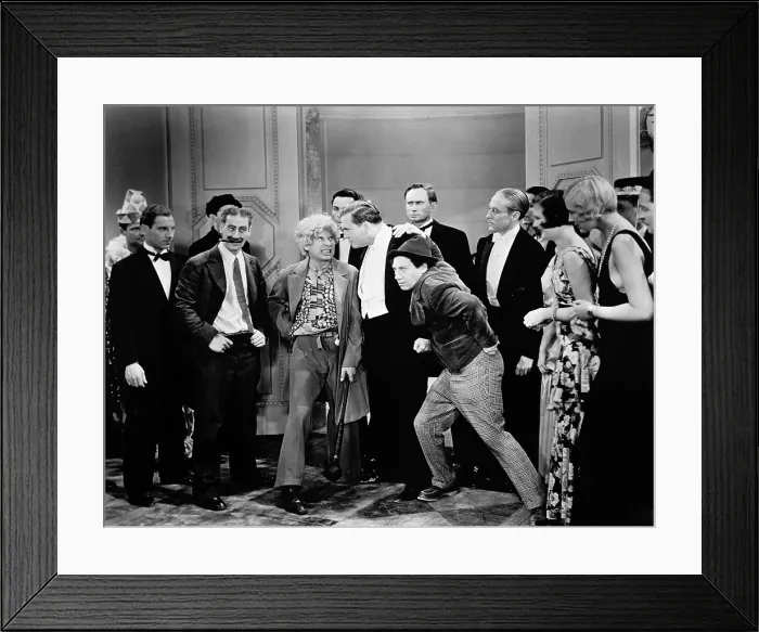 Framed Print : MONKEY BUSINESS, Zeppo Marx, Groucho Marx, Harpo Marx, Rockliffe Fellowes, Chico Marx, 1931