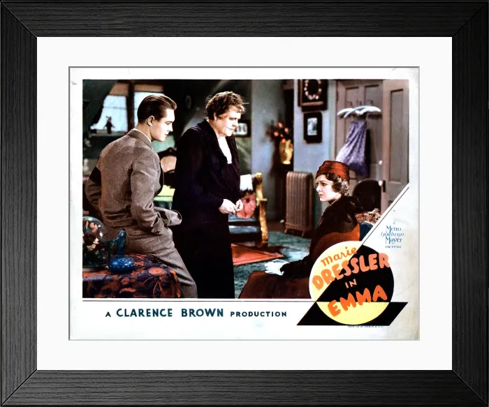 Framed Print : EMMA, from left, Richard Cromwell, Marie Dressler, Myrna Loy, 1932 Framed Print : EMMA, from left, Richard Cromwell, Marie Dressler, Myrna Loy, 1932