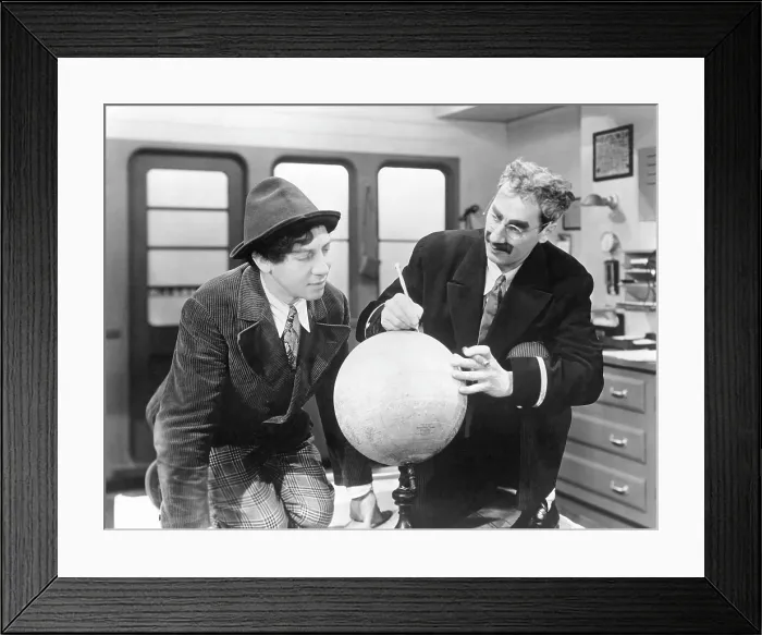 Framed Print : MONKEY BUSINESS, Chico Marx, Groucho Marx, 1931