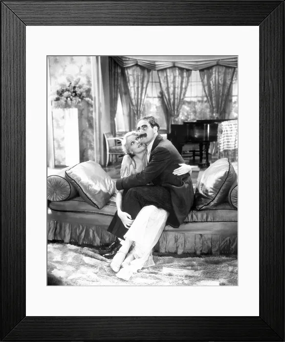 Framed Print : MONKEY BUSINESS, Thelma Todd, Groucho Marx, 1931 Framed Print : MONKEY BUSINESS, Thelma Todd, Groucho Marx, 1931