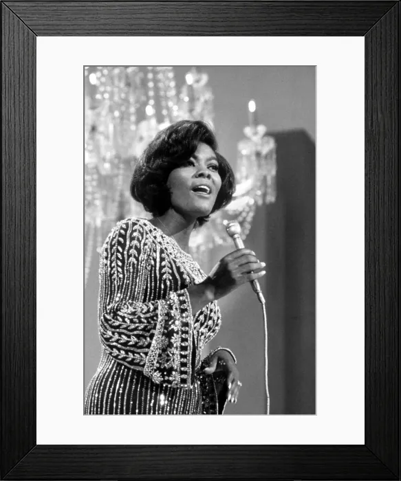 Framed Print : Dionne Warwick around 1970. Courtesy: CSU Archives / Everett Collection Framed Print : Dionne Warwick around 1970. Courtesy: CSU Archives / Everett Collection