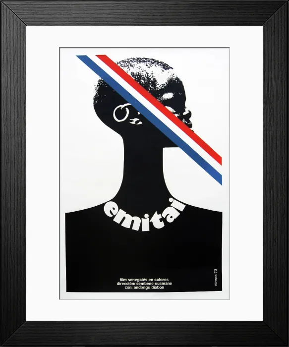 Framed Print : EMITAI, Cuban poster, 1971 Framed Print : EMITAI, Cuban poster, 1971