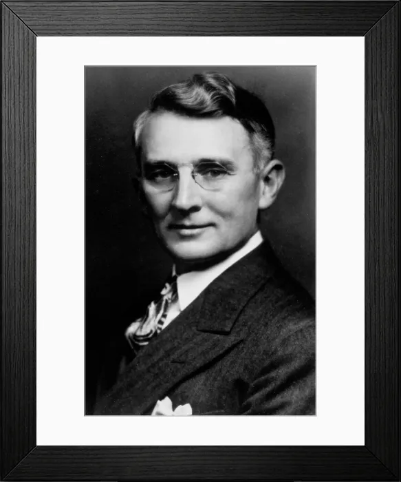 Framed Print : Dale Carnegie, c. 1937 Framed Print : Dale Carnegie, c. 1937
