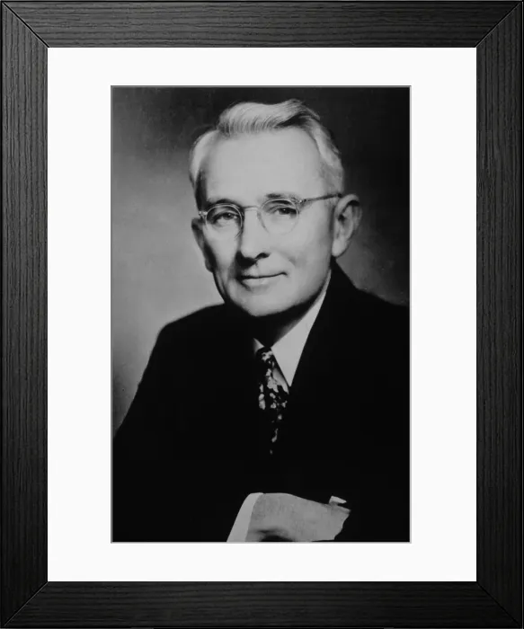 Framed Print : Dale Carnegie, c. 1954