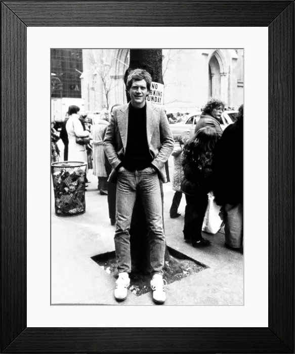 Framed Print : David Letterman, 01 / 08 / 82. Courtesy: CSU Archives / Everett Collection Framed Print : David Letterman, 01 / 08 / 82. Courtesy: CSU Archives / Everett Collection