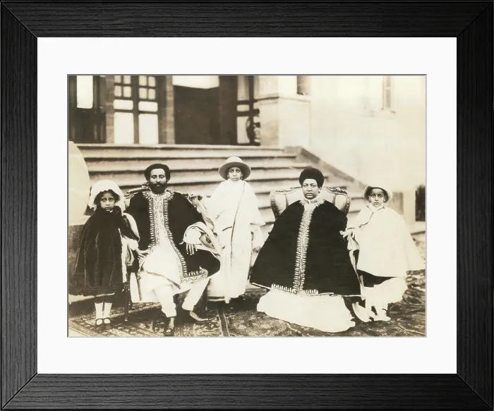 Framed Print : Emperor Haile Selassie I and the Queen of Abyssinia, 1930.. Courtesy: CSU Archives / Everett Collection Framed Print : Emperor Haile Selassie I and the Queen of Abyssinia, 1930.. Courtesy: CSU Archives / Everett Collection