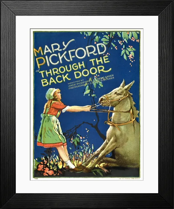 Framed Print : THROUGH THE BACK DOOR, Mary Pickford, 1921