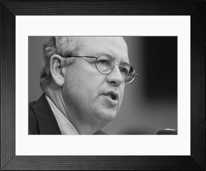 Framed Print : Independent Counsel Ken Starr testifying before the House Judiciary Committee, Nov. 19, 1998 Framed Print : Independent Counsel Ken Starr testifying before the House Judiciary Committee, Nov. 19, 1998