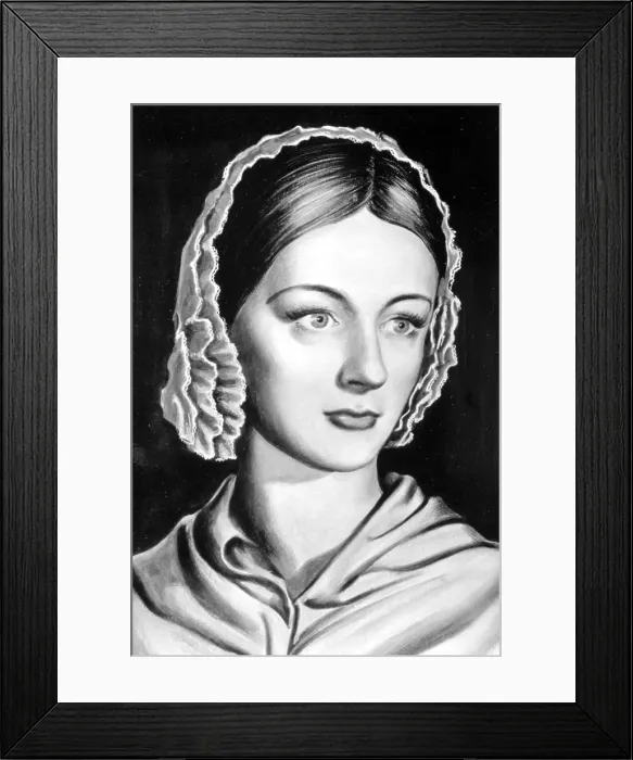 Framed Print : Florence Nightingale. Courtesy: CSU Archives / Everett Collection Framed Print : Florence Nightingale. Courtesy: CSU Archives / Everett Collection