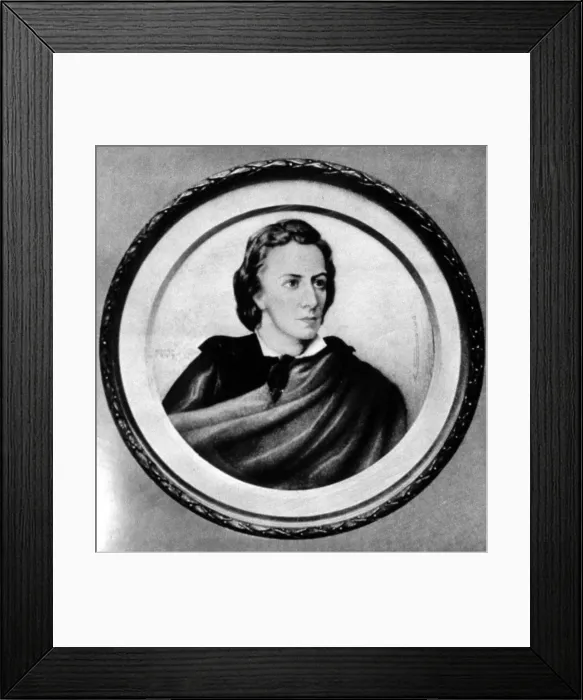 Framed Print : Frederic Chopin. Courtesy: CSU Archives  /  Everett Collection
