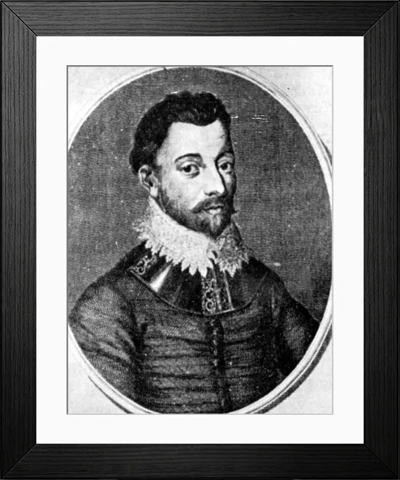 Framed Print : SIR FRANCIS DRAKE, 1540 - 1596.. Courtesy: CSU Archives  /  Everett Collection