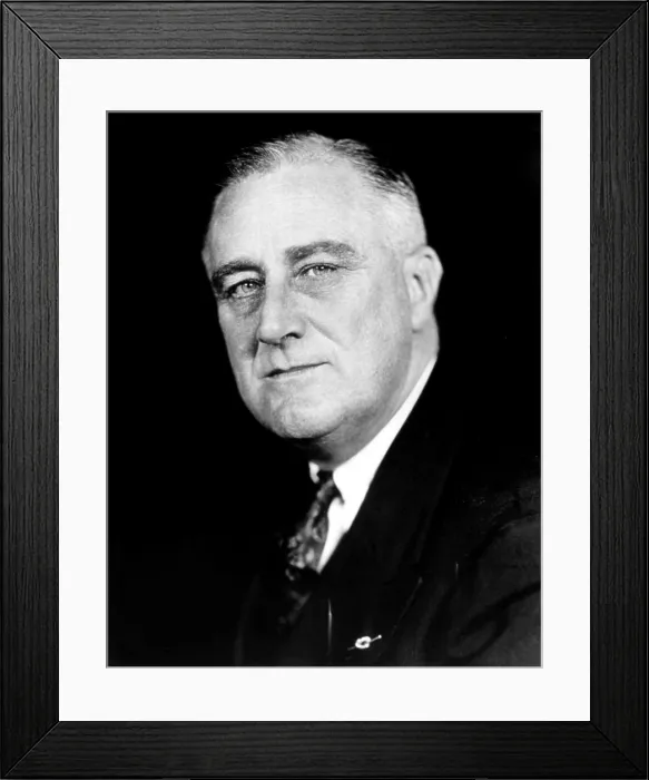 Framed Print : FRANKLIN D. ROOSEVELT, 1937.. Courtesy: CSU Archives  /  Everett Collection