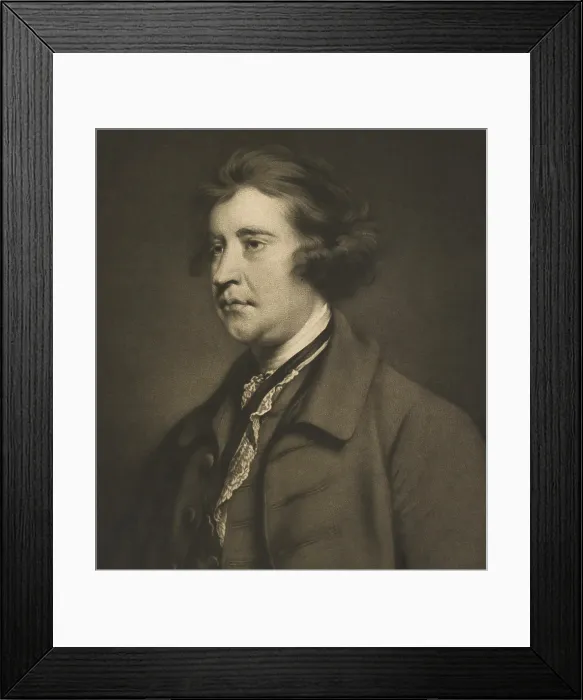 Framed Print : Edmund Burke, is best known as a political theorist and philosopher, whose books present views that resonate with 20th century political conservatives Framed Print : Edmund Burke, is best known as a political theorist and philosopher, whose books present views that resonate with 20th century political conservatives
