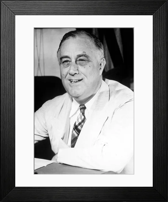 Framed Print : FRANKLIN D. ROOSEVELT. Courtesy: CSU Archives  /  Everett Collection