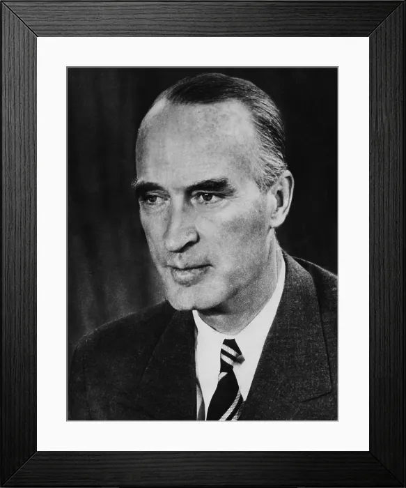 Framed Print : Alfried Krupp von Bohlen und Halbach, (1907-1967), One-time head of munitions empire that armed Hitler's troops. c. 1940's.. Courtesy: CSU Archives  /  Everett Collection