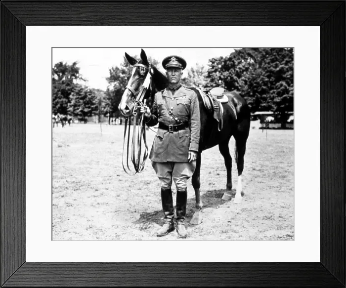 Framed Print : GEORGE PATTON, Fort Meyer, Virginia, 06-05-33. Courtesy: CSU Archives  /  Everett Collection