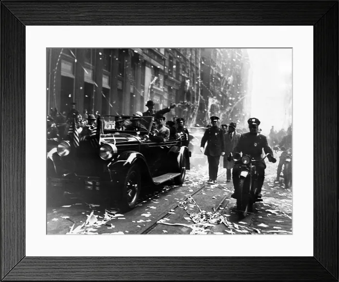 Framed Print : Governor of New York Alfred E. Smith (top, center left), during his 1928 Presidential campaign December 30, 1943. Courtesy: CSU Archives / Everett Collection