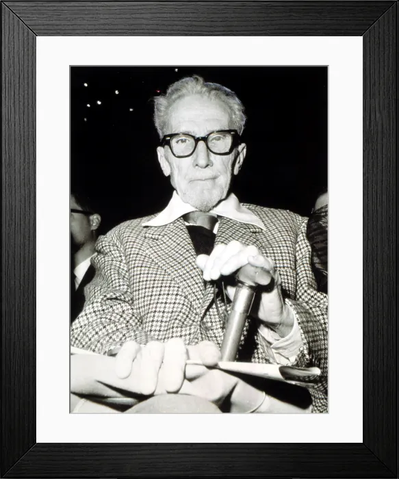 Framed Print : Ezra Pound, American poet (1885-1972)Rome, Italy, 3-28-61. Courtesy: CSU Archives / Everett Collection Framed Print : Ezra Pound, American poet (1885-1972)Rome, Italy, 3-28-61. Courtesy: CSU Archives / Everett Collection
