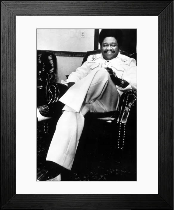 Framed Print : Fats Domino, ca. late 1970s-early 1980s. Courtesy: CSU Archives / Everett Collection Framed Print : Fats Domino, ca. late 1970s-early 1980s. Courtesy: CSU Archives / Everett Collection