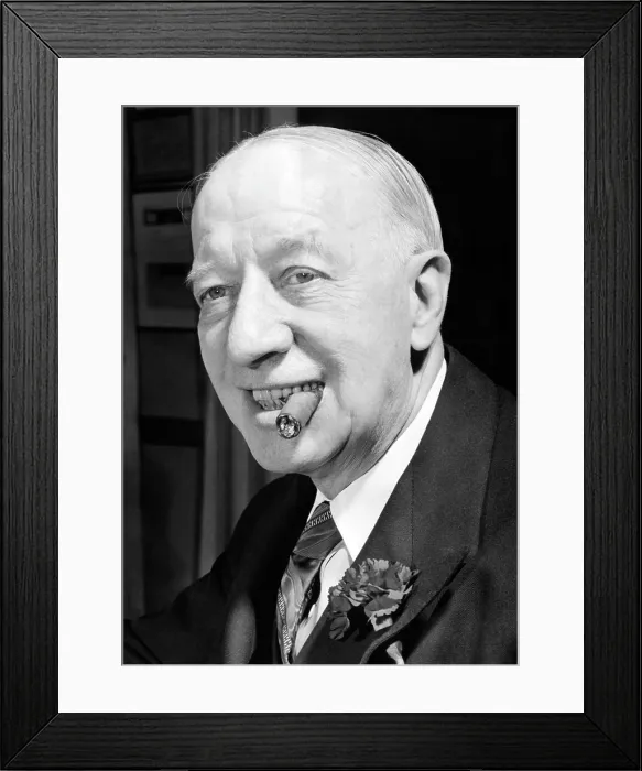 Framed Print : Former Governor of New York Alfred E. Smith, (1873-1944), on his 70th birthday, December 30, 1943.. Courtesy: CSU Archives / Everett Collection Framed Print : Former Governor of New York Alfred E. Smith, (1873-1944), on his 70th birthday, December 30, 1943.. Courtesy: CSU Archives / Everett Collection