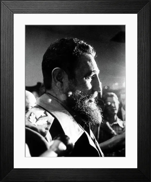 Framed Print : Fidel Castro, in 1974.. Courtesy: CSU Archives  /  Everett Collection