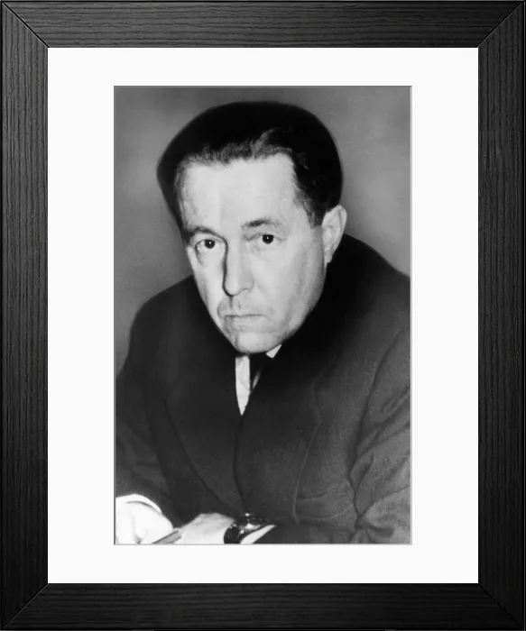 Framed Print : Controversial Russian author, historian, and Nobel Prize winner Alexander Solzhenitsyn, 1970.. Courtesy: CSU Archives  /  Everett Collection