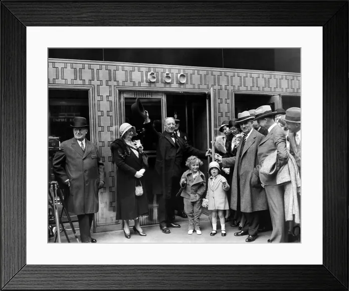 Framed Print : President of the Empire State Corporation and former New York Governor, Alfred E Framed Print : President of the Empire State Corporation and former New York Governor, Alfred E