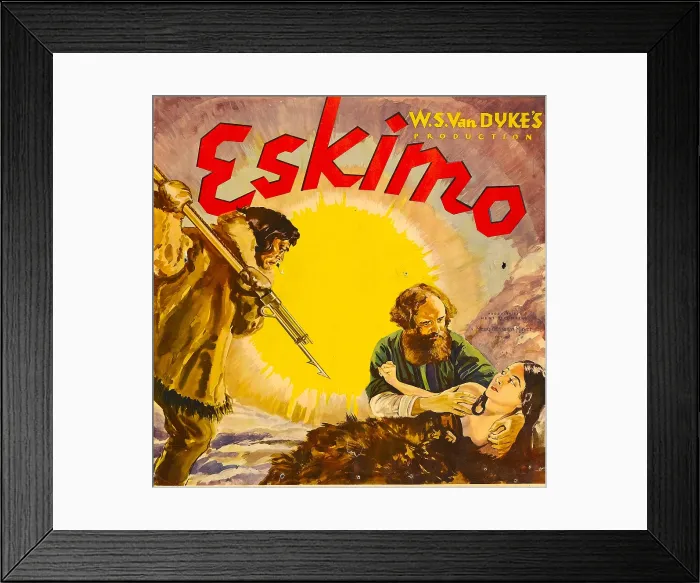 Framed Print : ESKIMO, jumbo window card, 1933