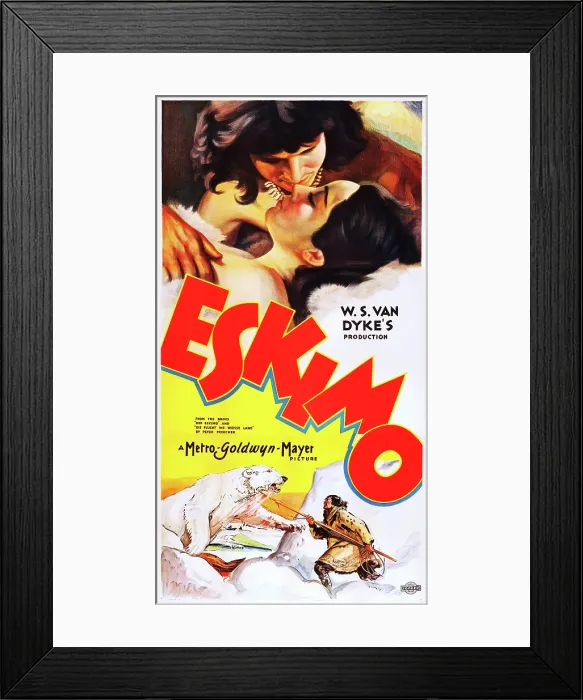 Framed Print : ESKIMO, US poster art, 1933