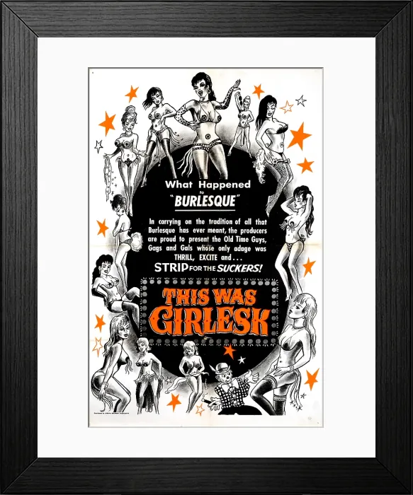 Framed Print : THIS WAS GIRLESK, ca. mid-1960s