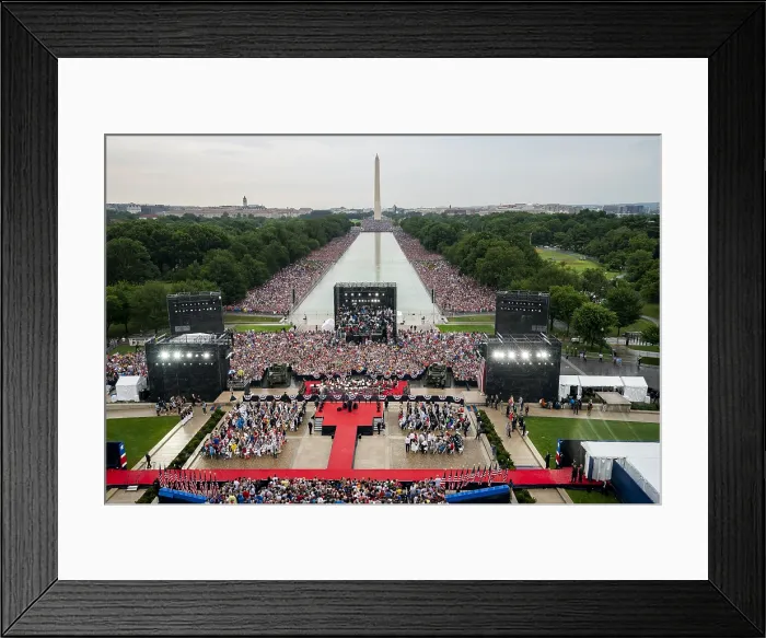Framed Print : The Blue Angels, US Navy's flight demonstration squadron, fly over the National Mall at Salute to America July 4th celebration Framed Print : The Blue Angels, US Navy's flight demonstration squadron, fly over the National Mall at Salute to America July 4th celebration