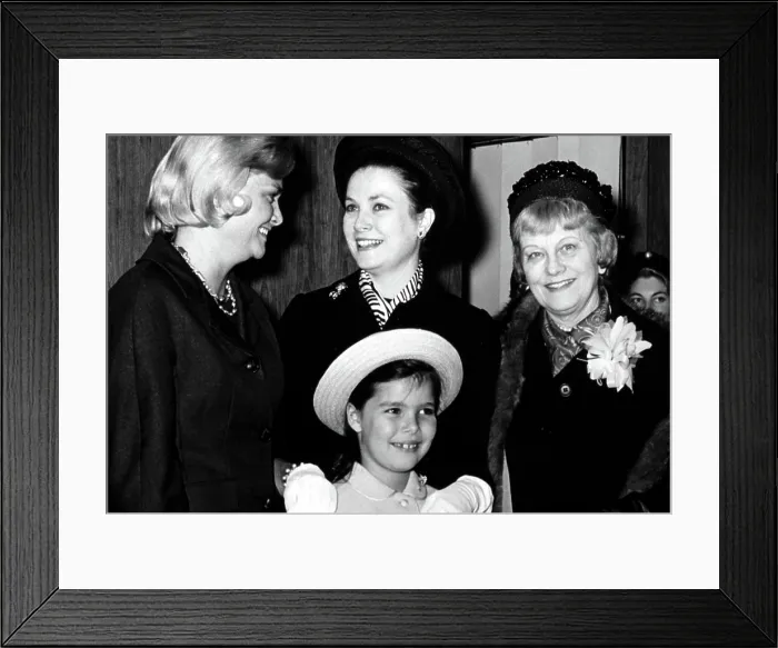 Framed Print : Princess Grace Kelly (center) with her daughter, Princess Caroline, and her mother. Courtesy: CSU Archives / Everett Collection Framed Print : Princess Grace Kelly (center) with her daughter, Princess Caroline, and her mother. Courtesy: CSU Archives / Everett Collection