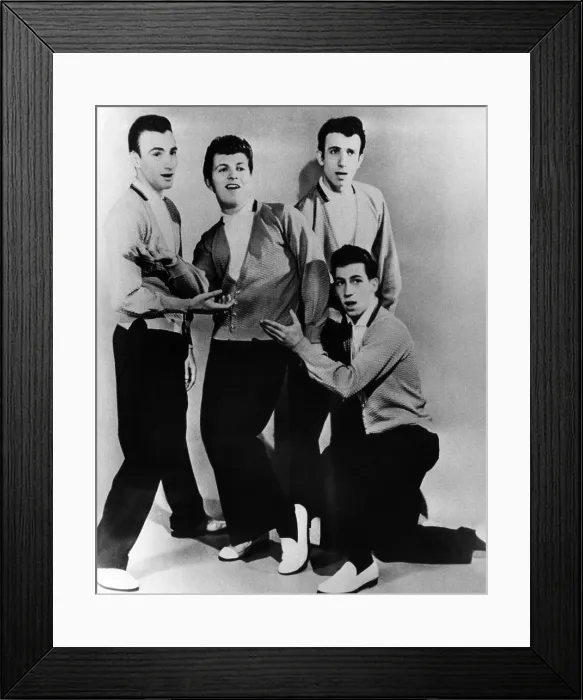 Framed Print : Dion and the Belmonts, circa late 1950s. Courtesy: CSU Archives / Everett Collection