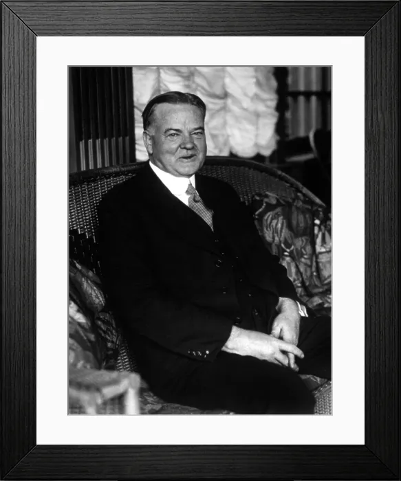 Framed Print : HERBERT HOOVER, 1928'. Courtesy: CSU Archives  /  Everett Collection