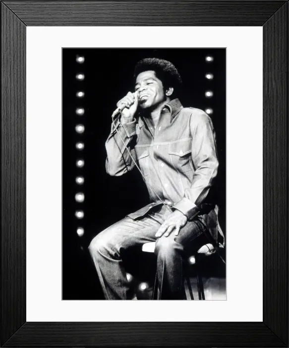 Framed Print : James Brown, appearing on THE DICK CAVETT SHOW, 1970. Courtesy: CSU Archives / Everett Collection Framed Print : James Brown, appearing on THE DICK CAVETT SHOW, 1970. Courtesy: CSU Archives / Everett Collection