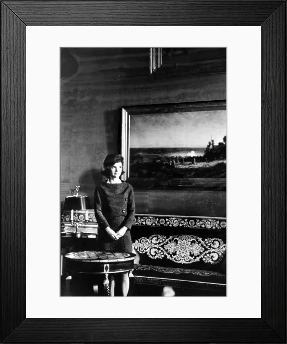 Framed Print : Jacqueline Kennedy. Courtesy: CSU Archives  /  Everett Collection