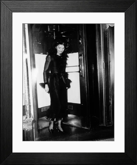 Framed Print : Jacqueline Kennedy, aka Jacqueline Onassis, 1970.. Courtesy: CSU Archives  /  Everett Collection