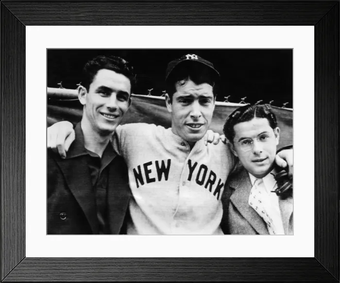 Framed Print : Vince DiMaggio, Joe DiMaggio and Dominic DiMaggio, 1940. Courtesy: CSU Archives / Everett Collection