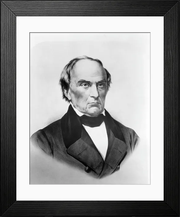 Framed Print : Daniel Webster, (1782-1852), U.S. Secretary of State and Whig leader, c. 1840's.. Courtesy: CSU Archives  /  Everett Collection