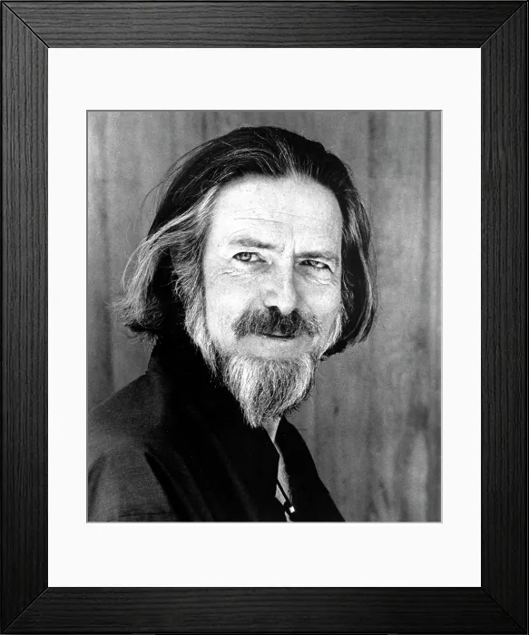 Framed Print : Alan Watts, early 1970s. Courtesy: CSU Archives  /  Everett Collection