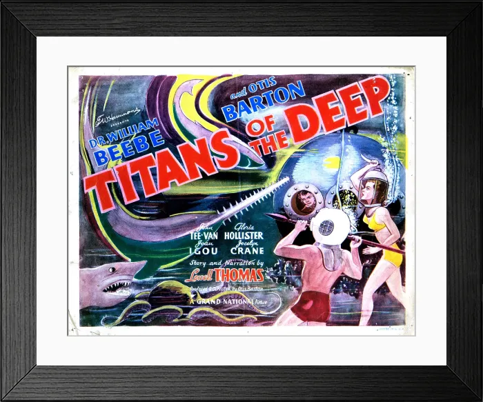 Framed Print : TITANS OF THE DEEP, 1938
