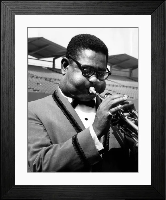 Framed Print : Dizzy Gilespie, ca. 1962s. Courtesy: CSU Archives / Everett Collection