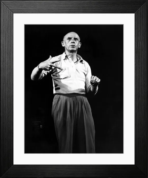 Framed Print : Dimitris Mitropoulos (1896-1960), Greek composer and conductor, circa 1953. Courtesy: CSU Archives / Everett Collection