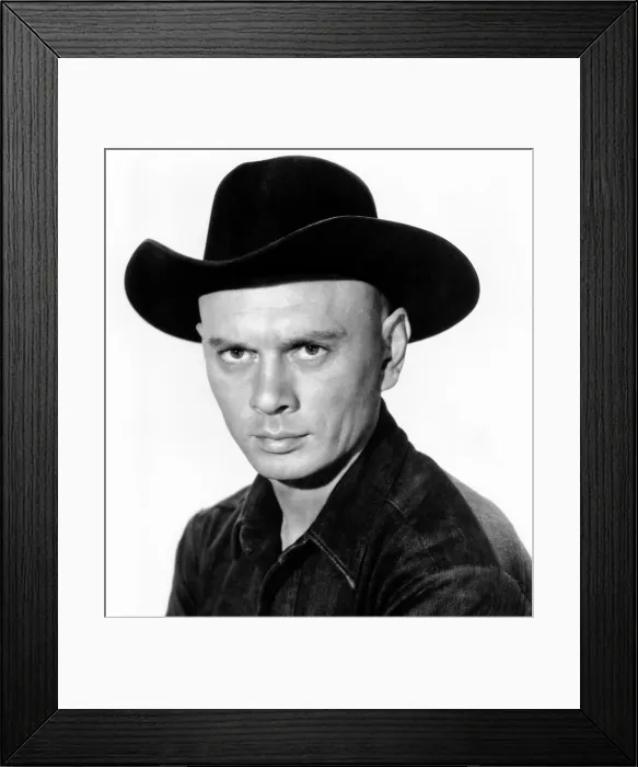 Framed Print : THE MAGNIFICENT SEVEN, Yul Brynner, 1960