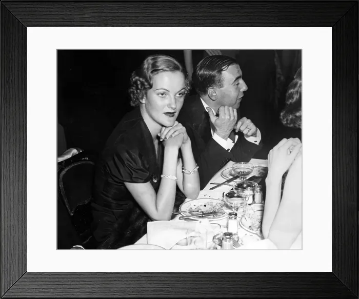 Framed Print : Doris Duke and Count Rene de Chambrun at the The Place Piquale night club, NY, October 11, 1934.. Courtesy: CSU Archives / Everett Collection Framed Print : Doris Duke and Count Rene de Chambrun at the The Place Piquale night club, NY, October 11, 1934.. Courtesy: CSU Archives / Everett Collection
