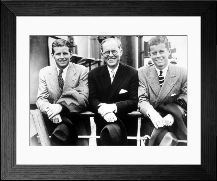 Framed Print : Joe Jr. Joseph, John F. Kennedy, 1938. Courtesy: CSU Archives  /  Everett Collection