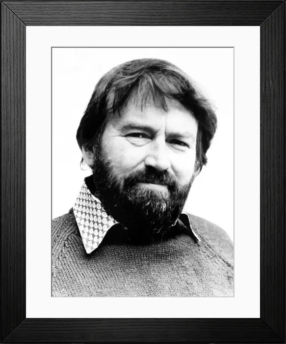 Framed Print : John Fowles, ca. 1970s, photo credit: J. R. Oldfield. Courtesy: CSU Archives  /  Everett Collection