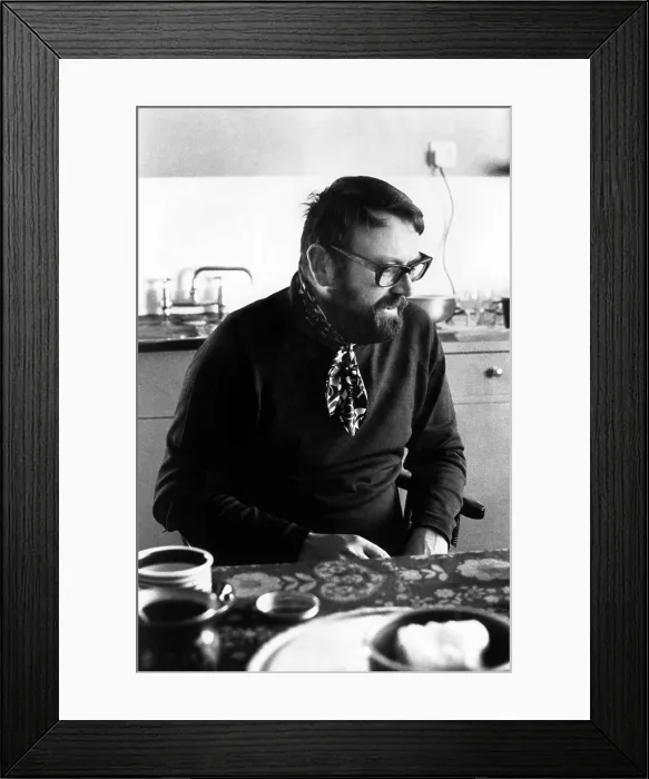 Framed Print : John Fowles, ca. 1970s. Courtesy: CSU Archives  /  Everett Collection
