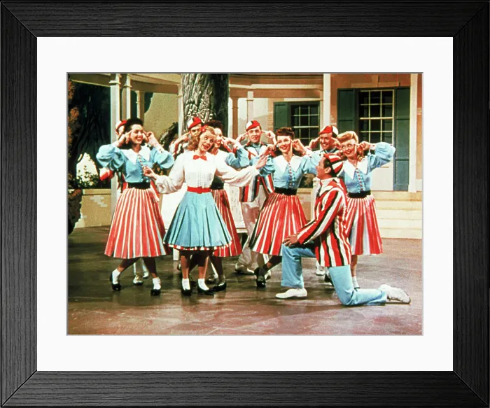 Framed Print : TILL THE CLOUDS ROLL BY, June Allyson (center), Ray McDonald (kneeling), 1946