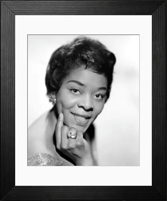 Framed Print : American blues, jazz, and R&B singer Dinah Washington, (1924-1963), 1963.. Courtesy: CSU Archives / Everett Collection Framed Print : American blues, jazz, and R&B singer Dinah Washington, (1924-1963), 1963.. Courtesy: CSU Archives / Everett Collection